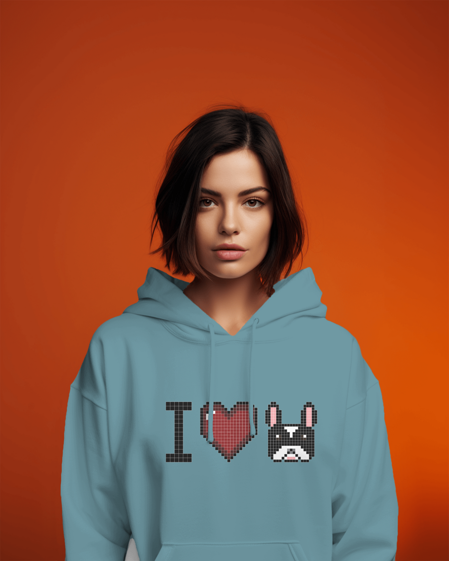 I Love Frenchie Women's Hoodie