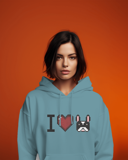 I Love Frenchie Women's Hoodie