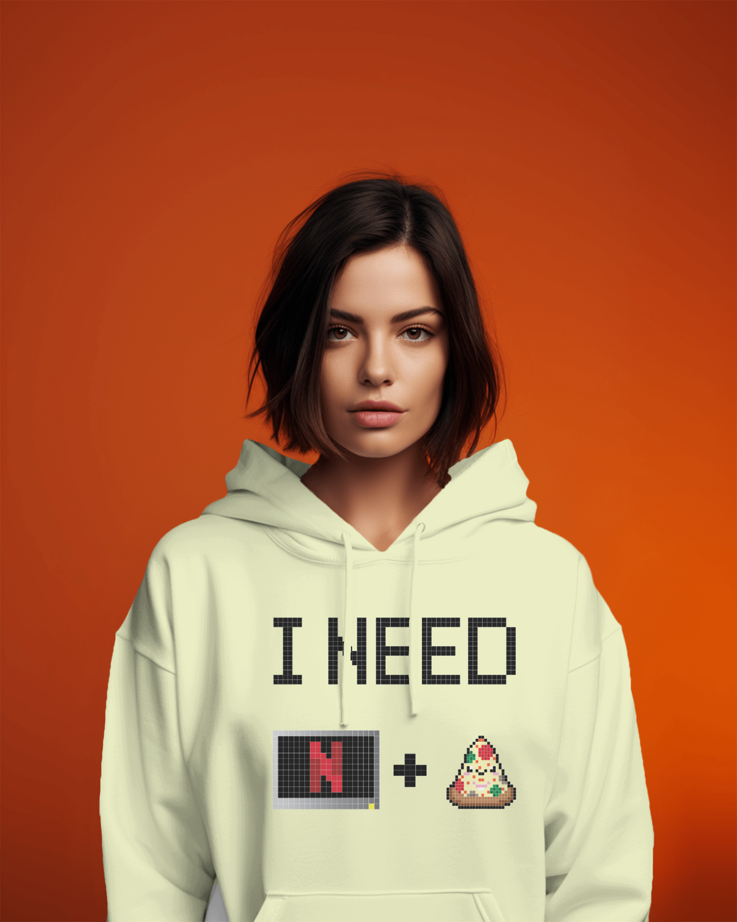 I Need Relax Női kapucnis pulóver