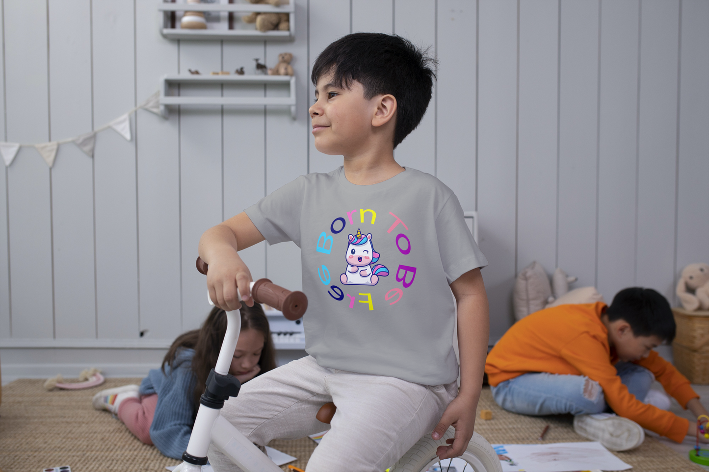 Born to be free kids t-shirt