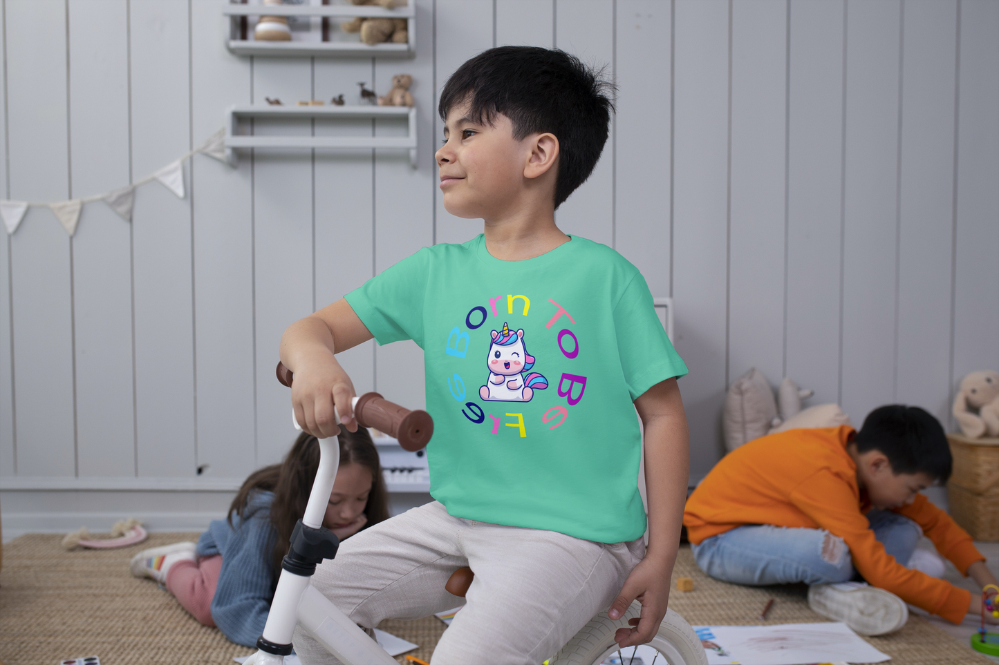 Born to be free kids t-shirt