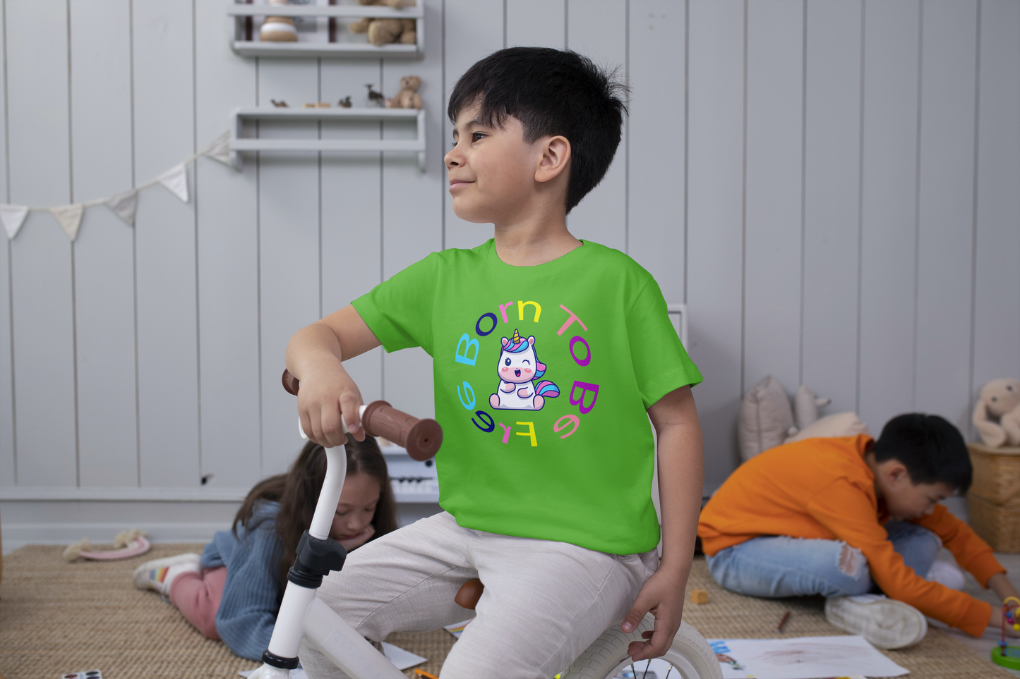 Born to be free kids t-shirt