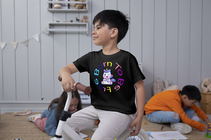 Born to be free kids t-shirt