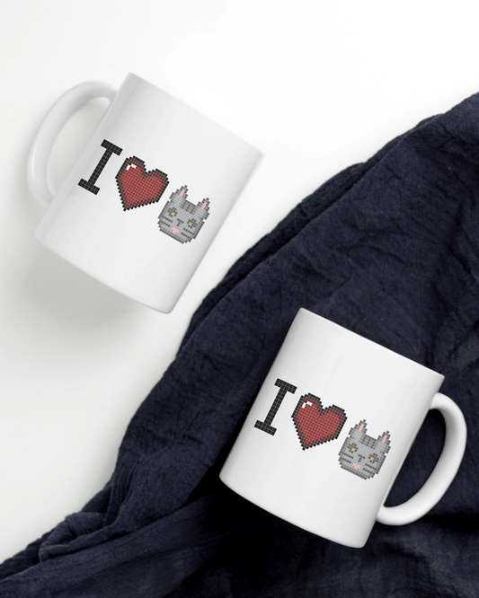 I Love Cat bögre