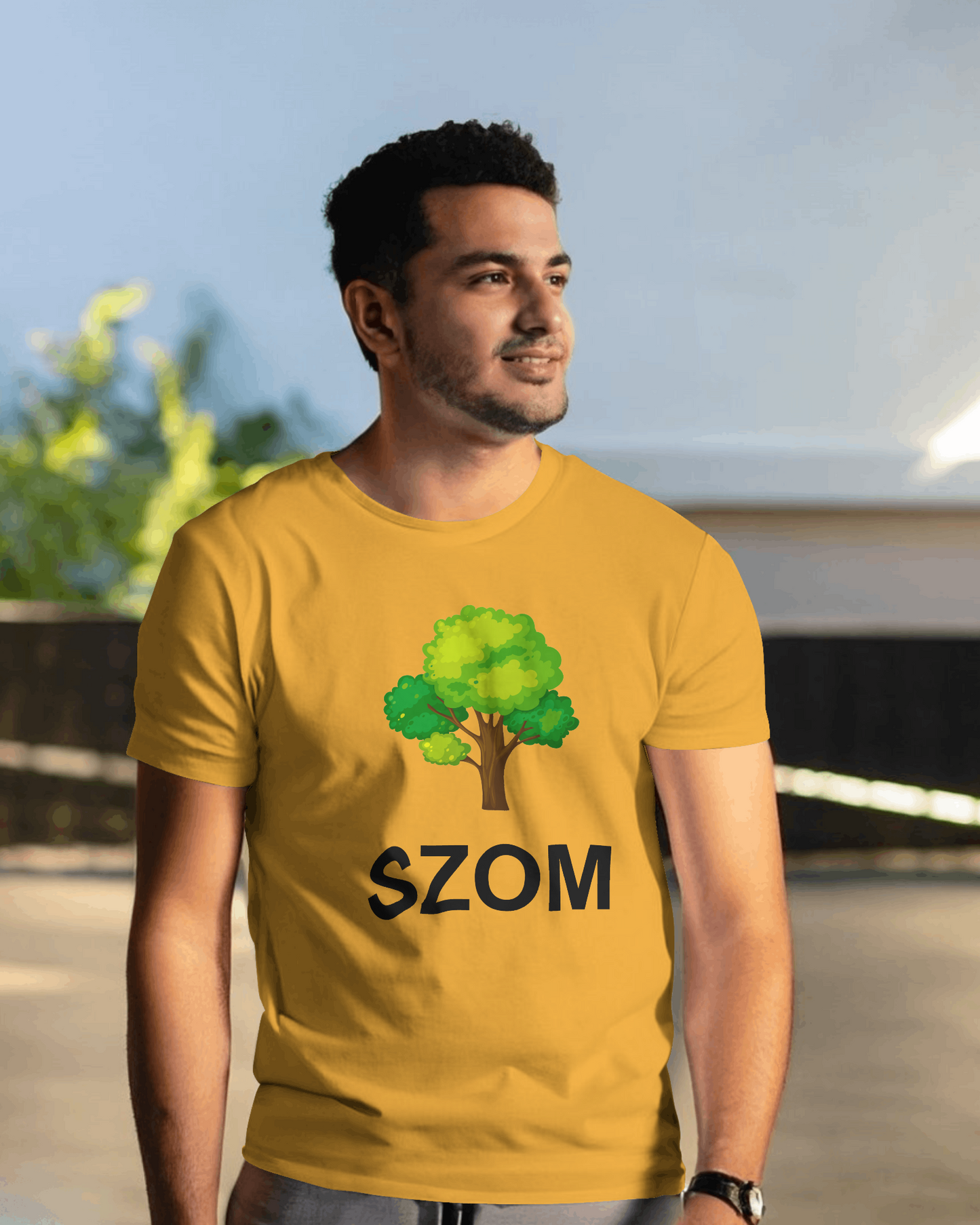 🌳szom férfi póló