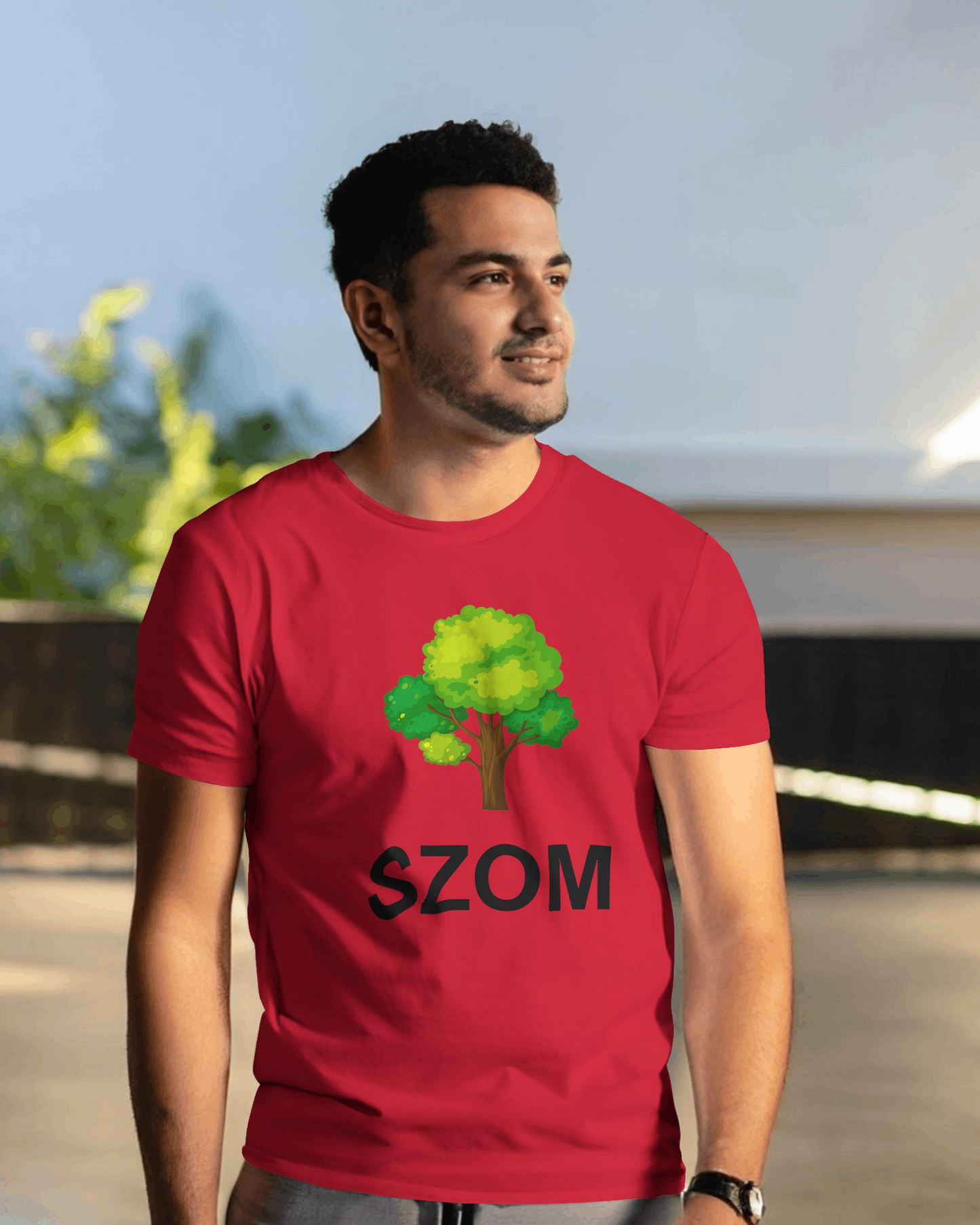 🌳szom férfi póló