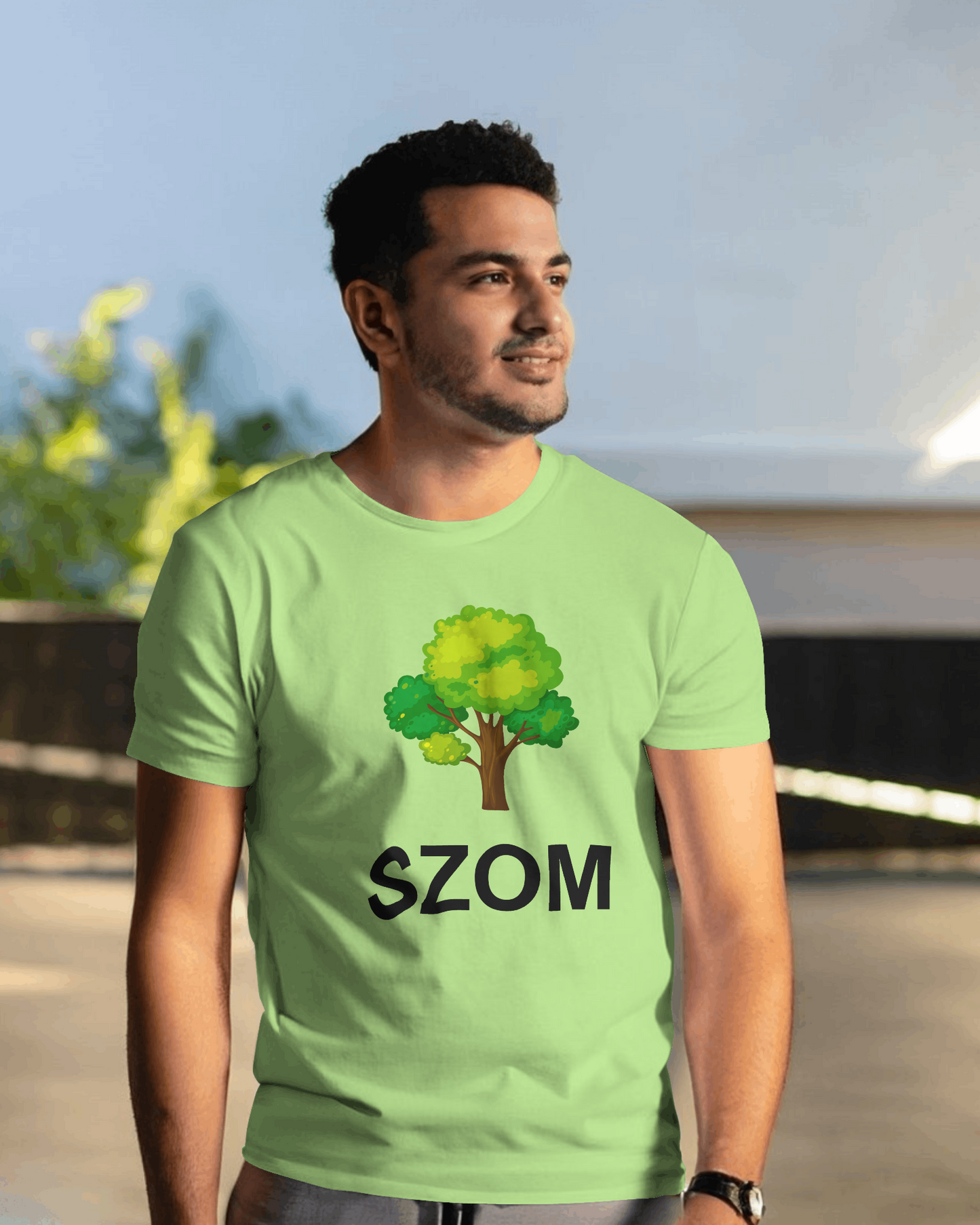 🌳szom férfi póló