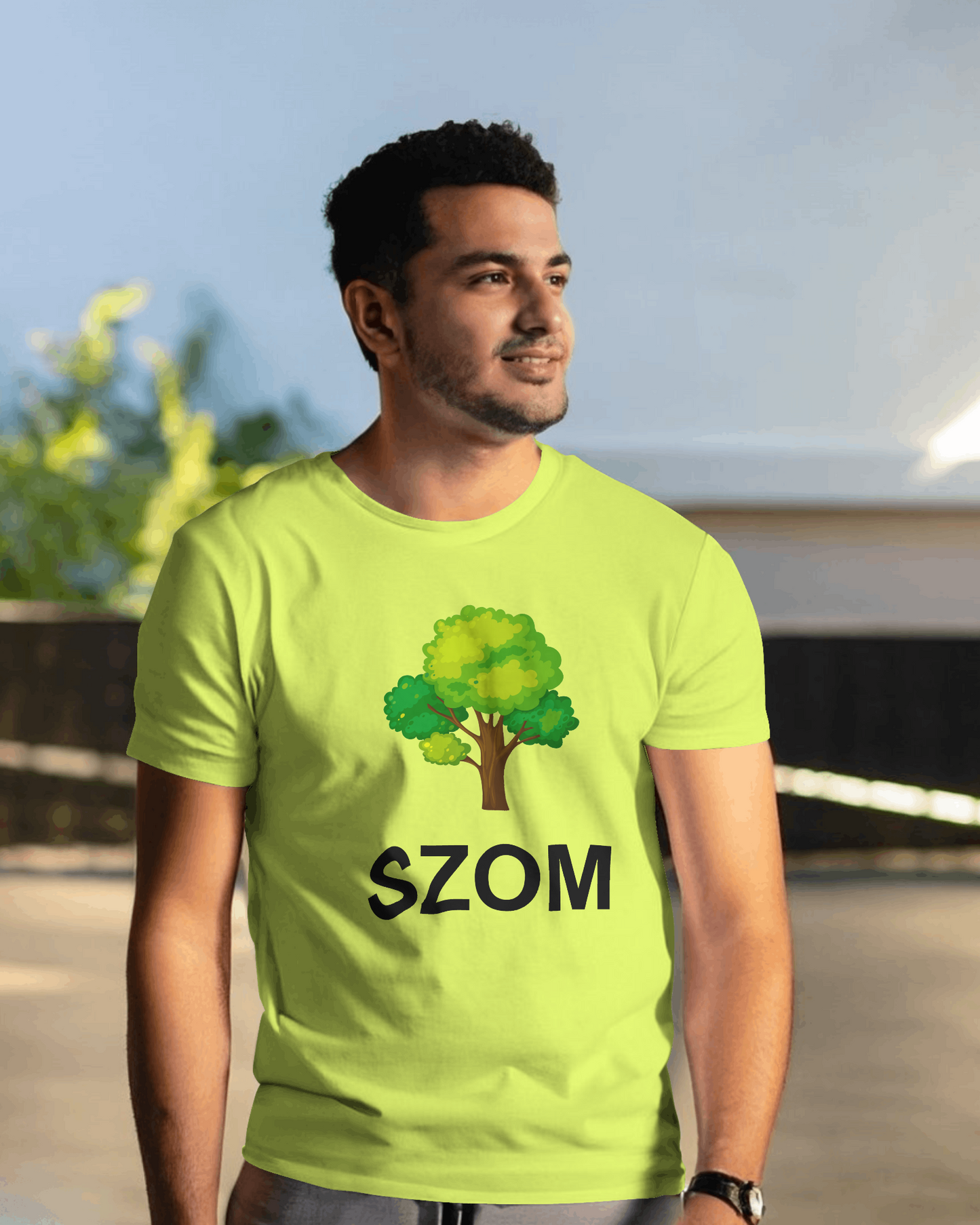 🌳szom férfi póló