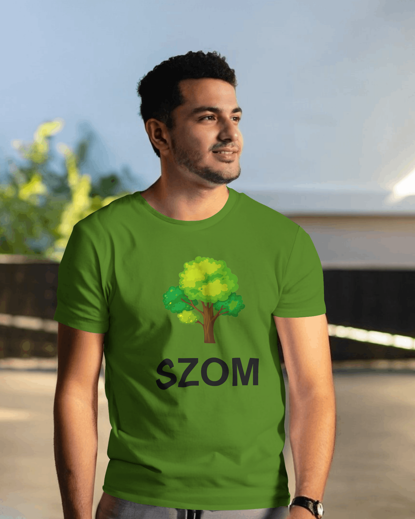 🌳szom férfi póló