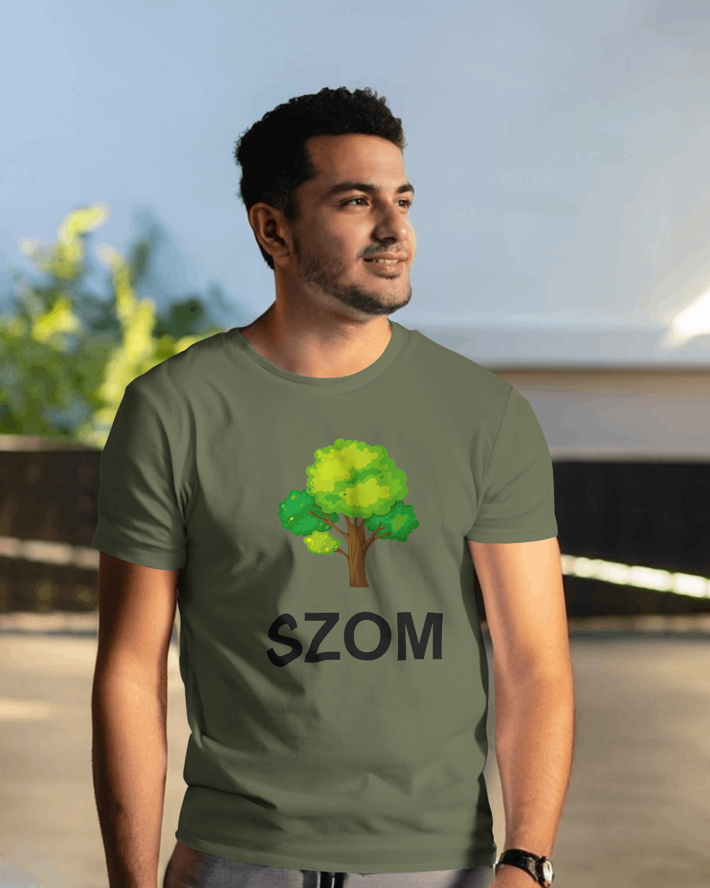 🌳szom férfi póló