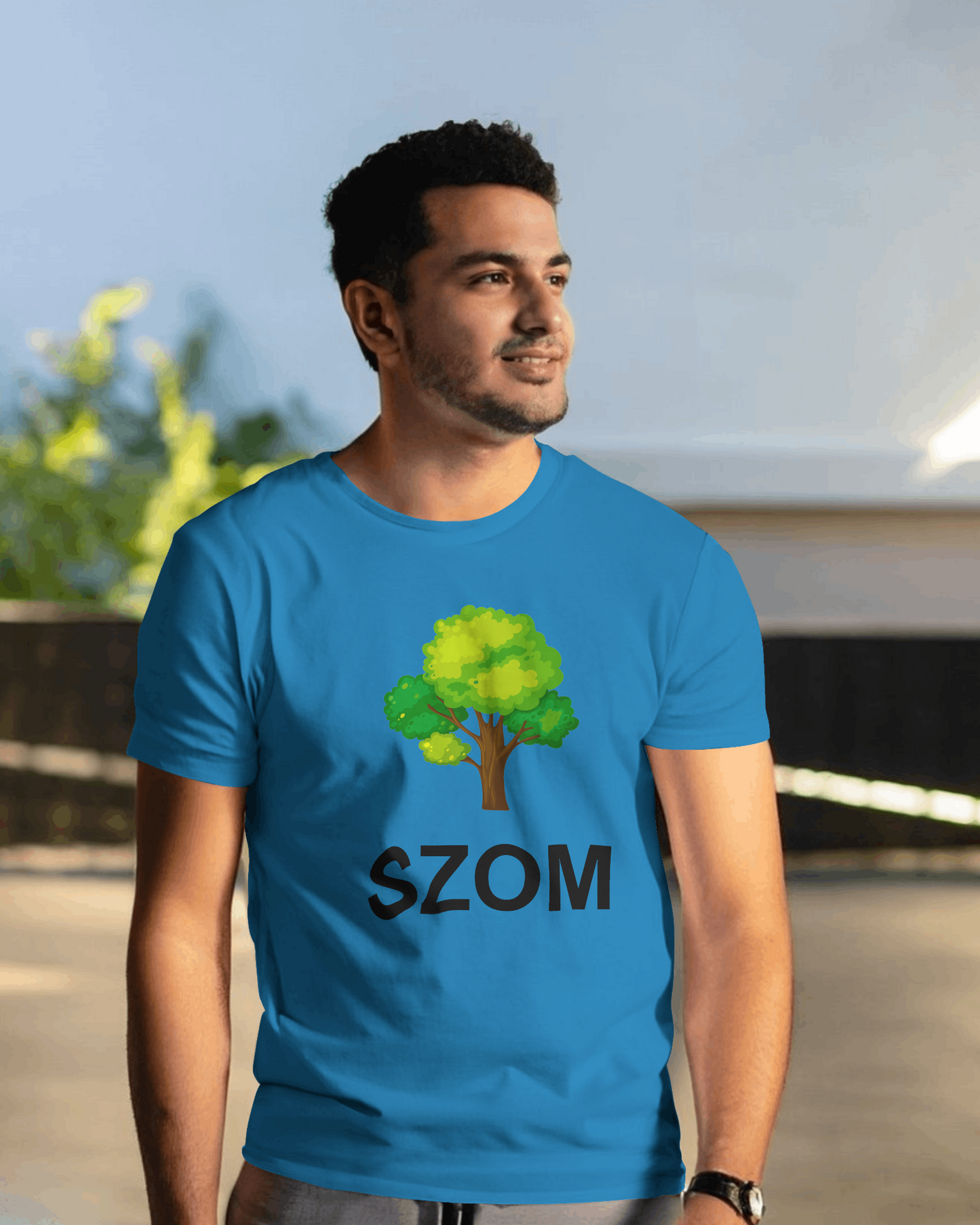 🌳szom férfi póló