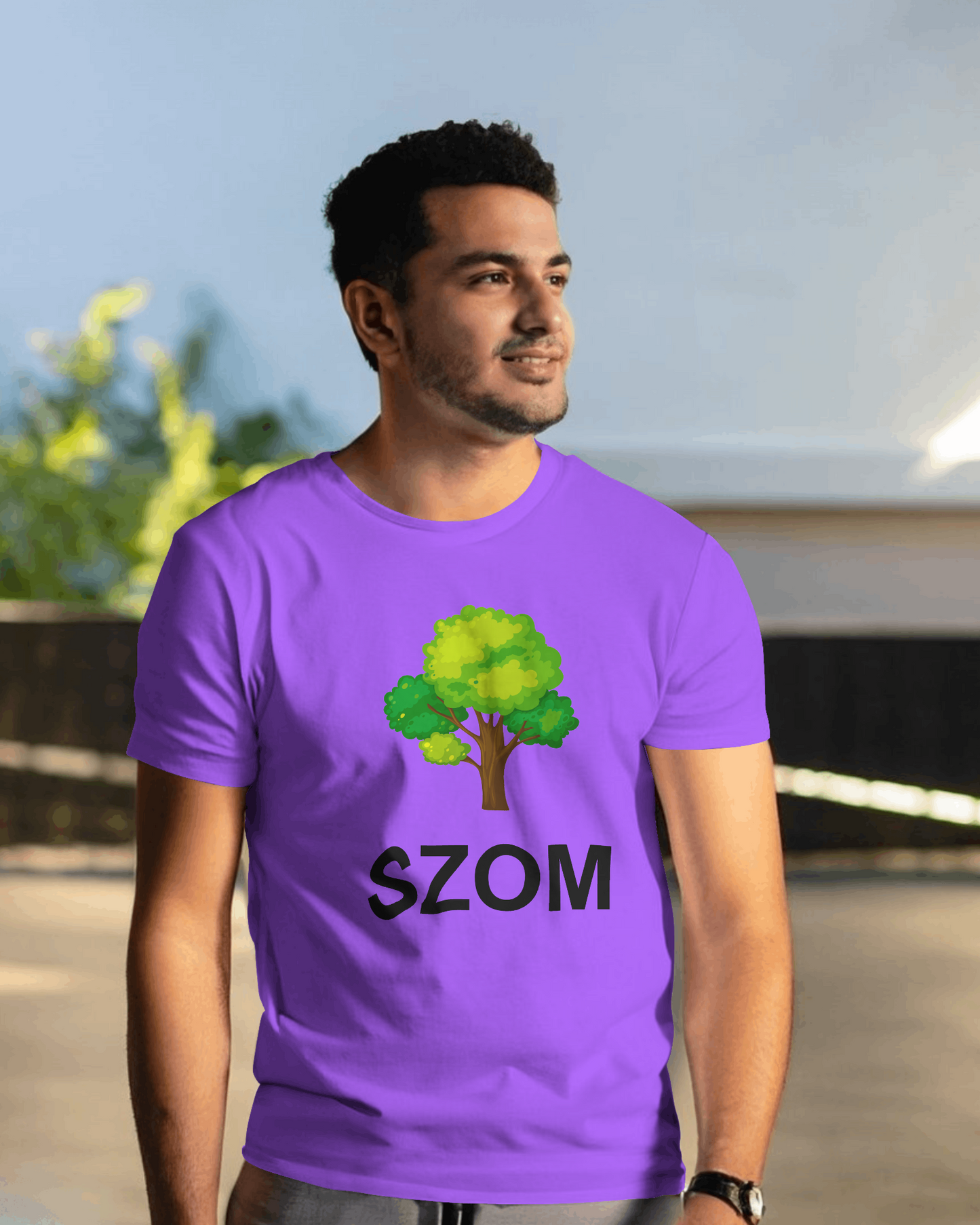 🌳szom férfi póló