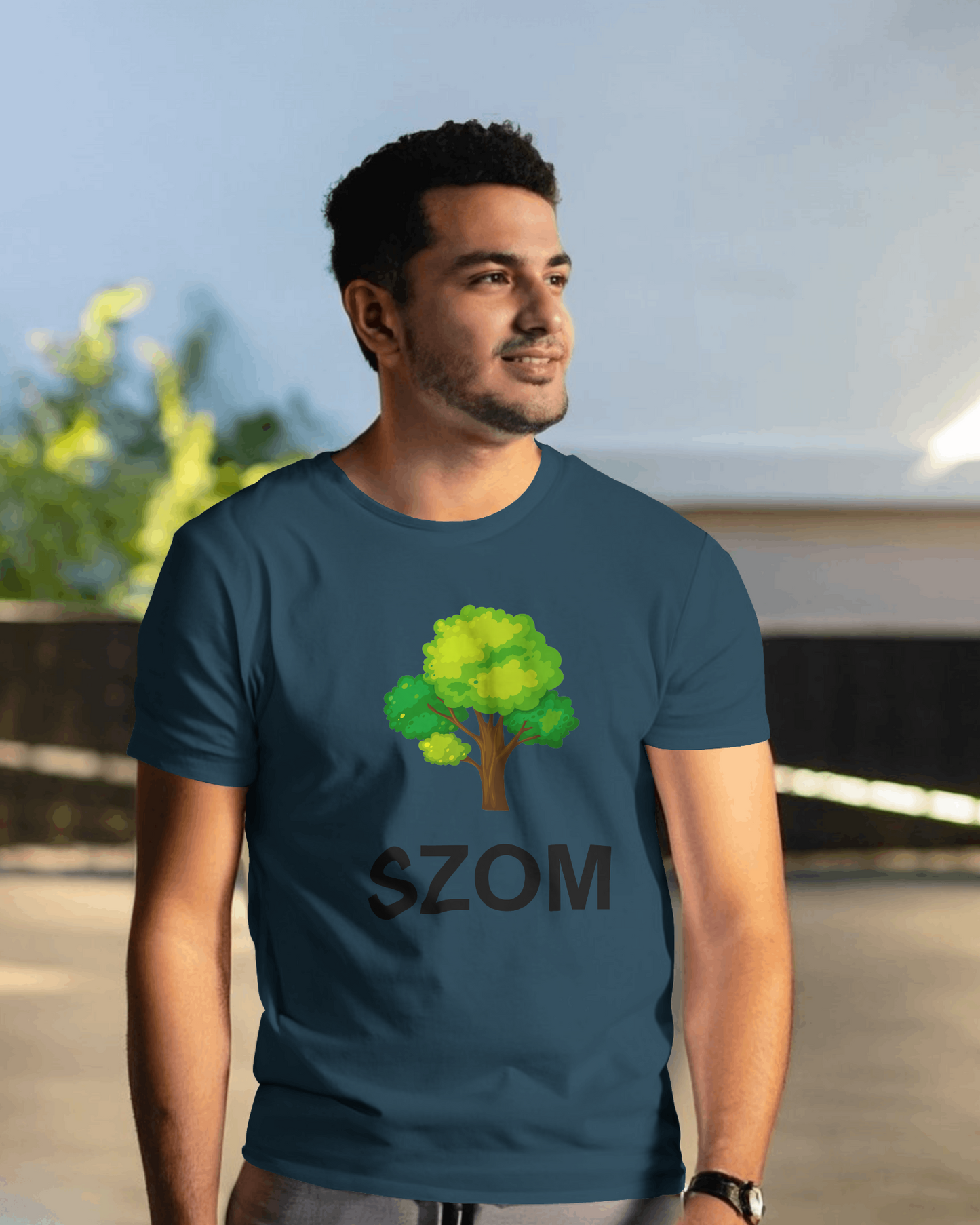 🌳szom férfi póló