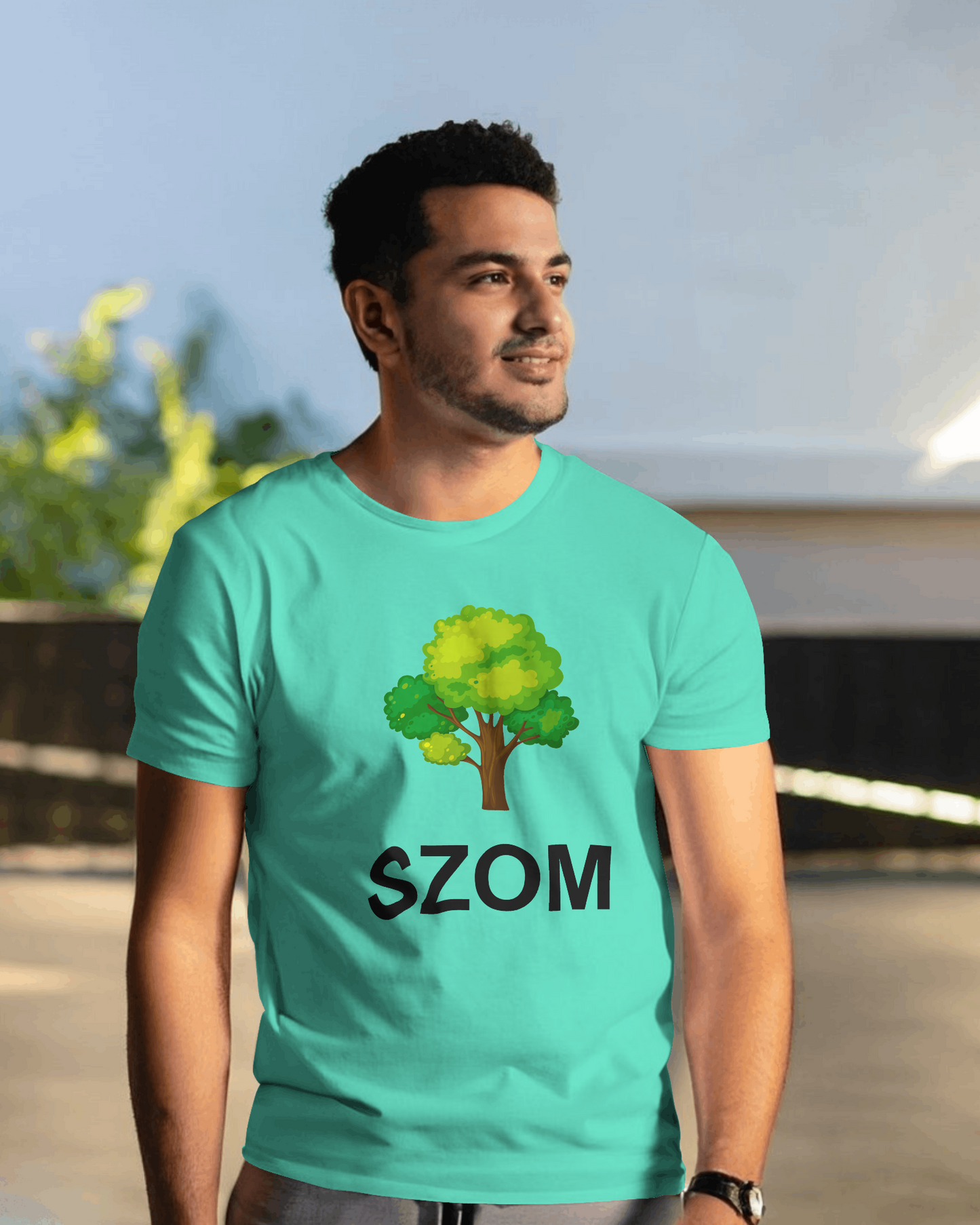 🌳szom férfi póló
