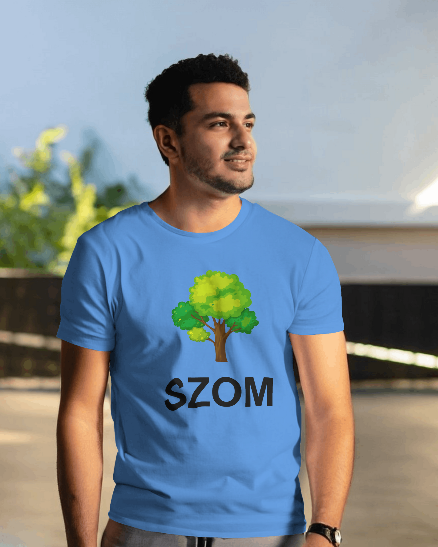 🌳szom férfi póló
