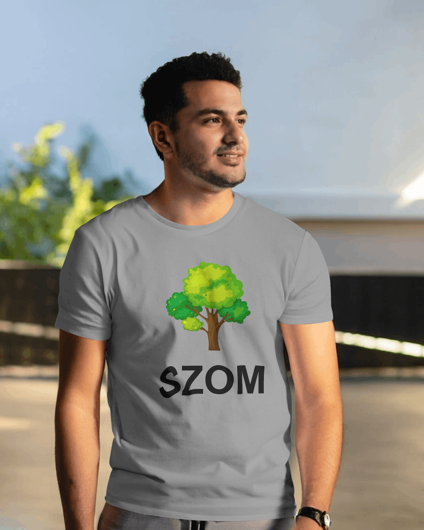 🌳szom férfi póló