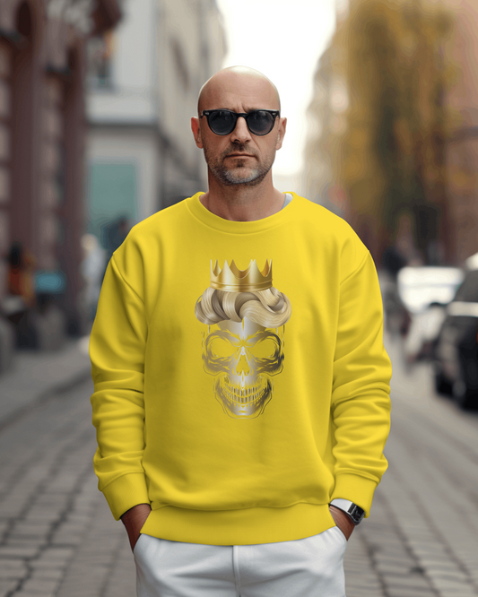 Koponya Király belebújos pulóver