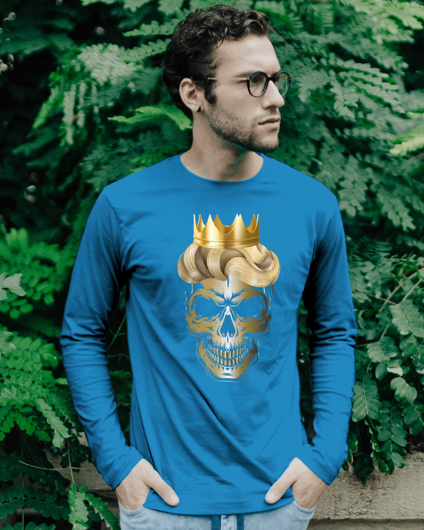 Skull King Men's Long Sleeve T-Shirt