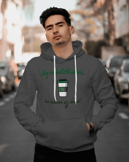 Coffee men's hooded sweater