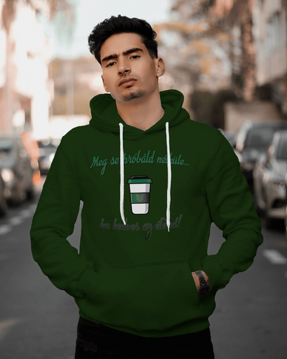 Coffee men's hooded sweater