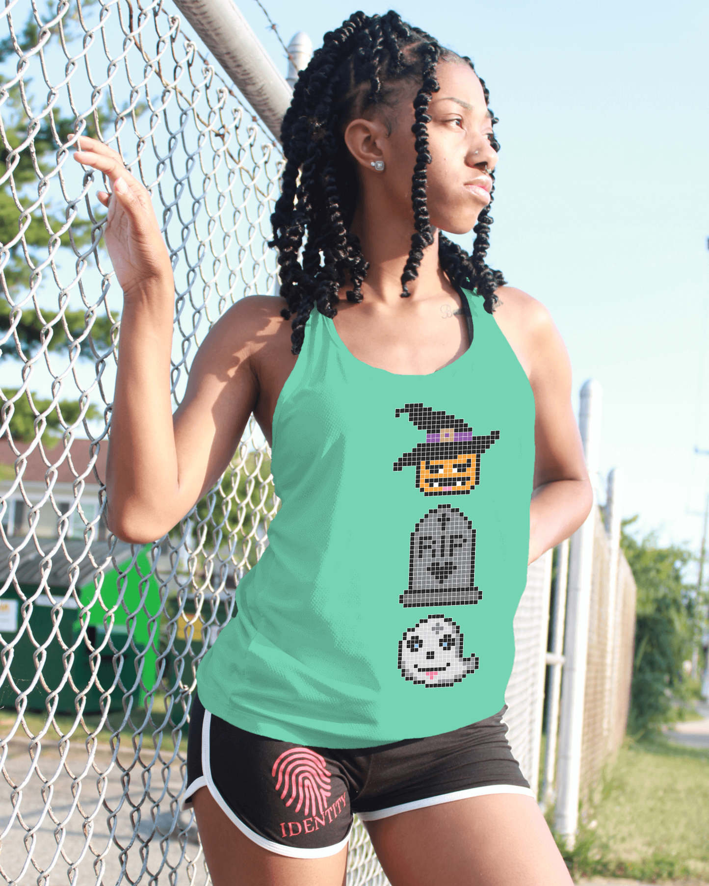 Halloween women's sleeveless shirt