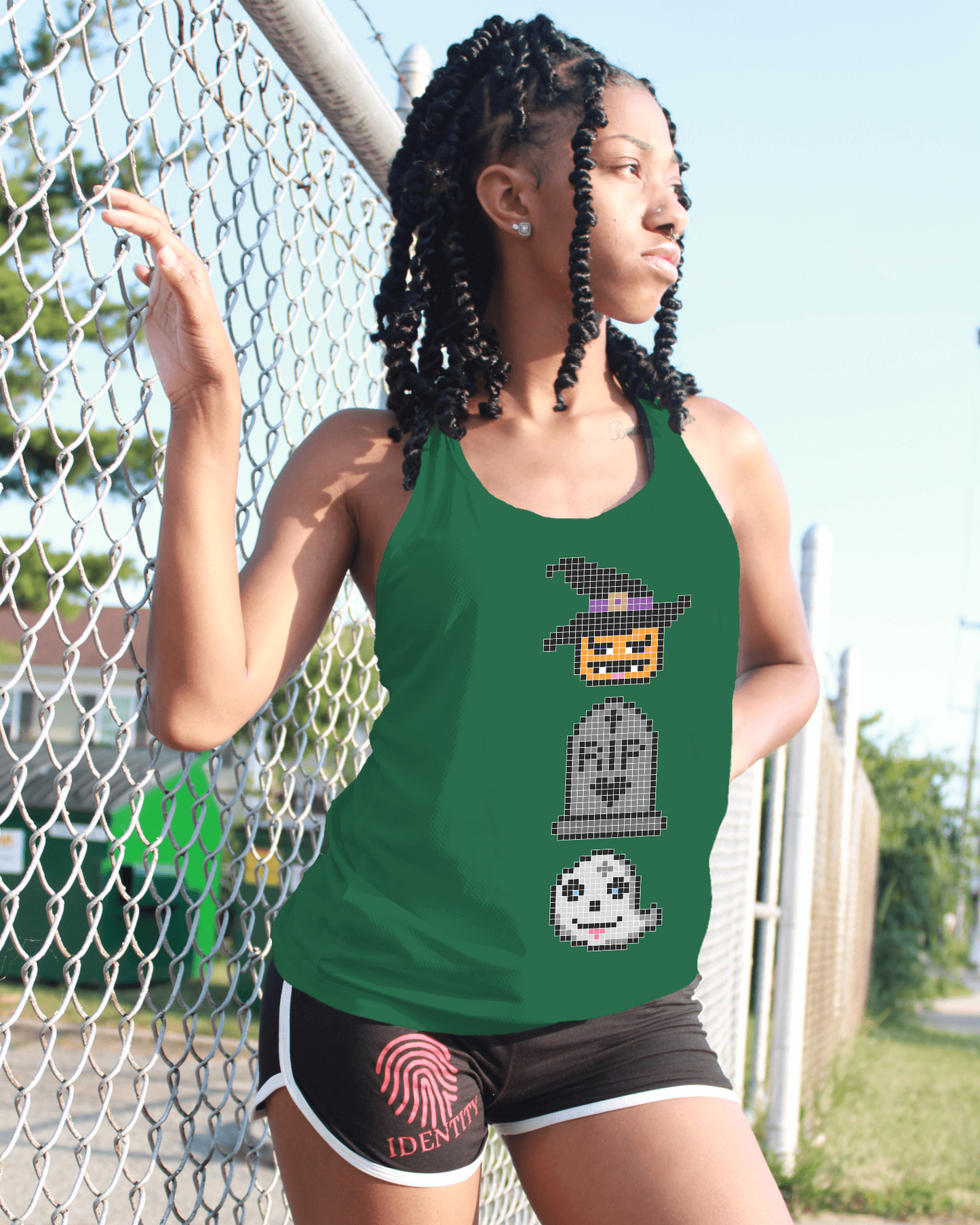 Halloween women's sleeveless shirt
