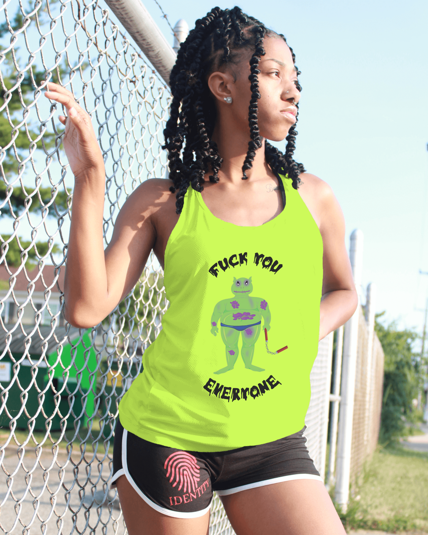 F**k you women's sleeveless shirt