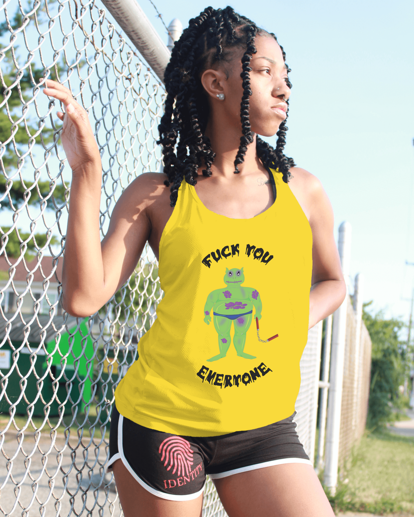 F**k you women's sleeveless shirt
