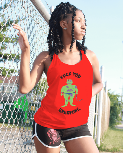 F**k you women's sleeveless shirt