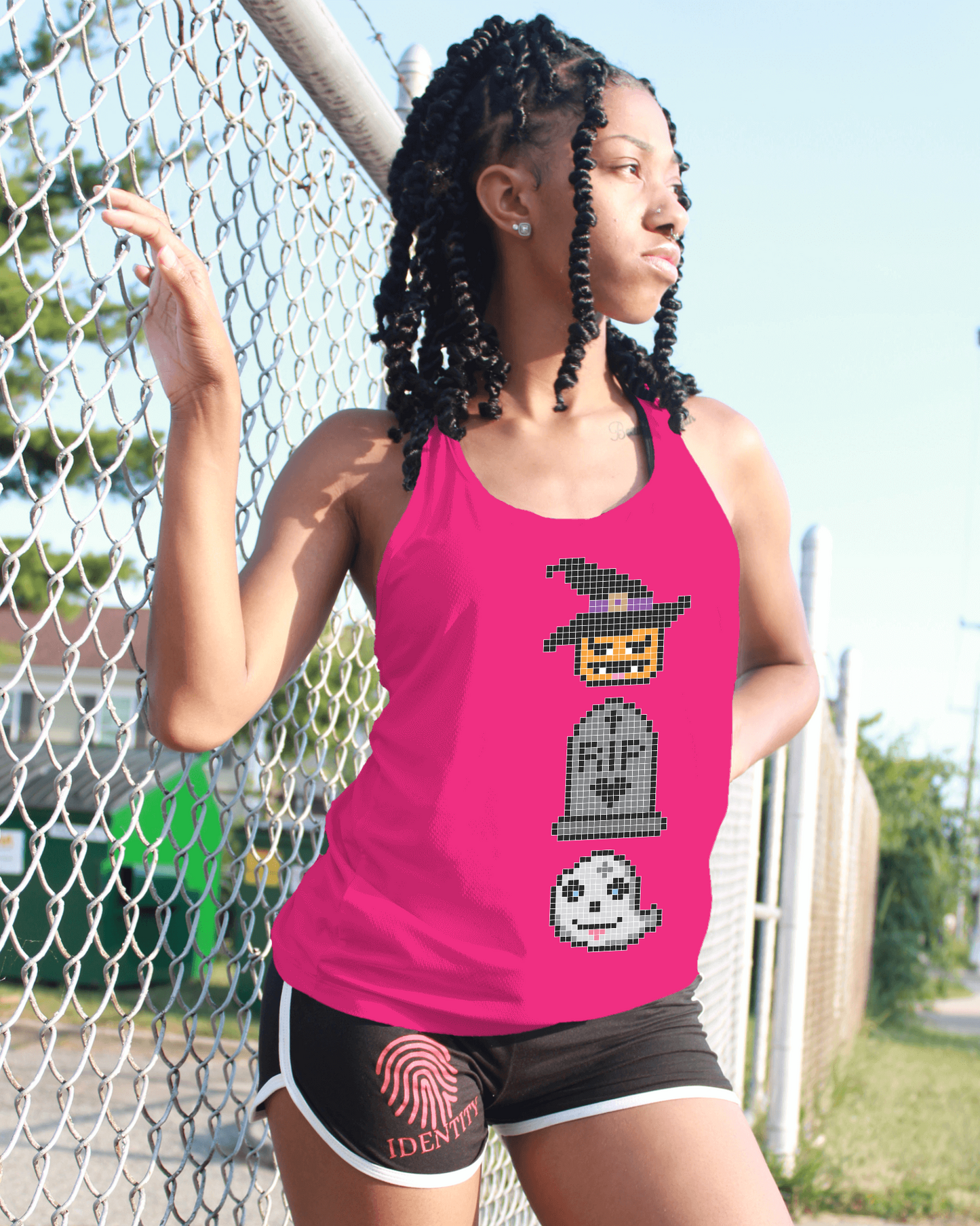Halloween women's sleeveless shirt