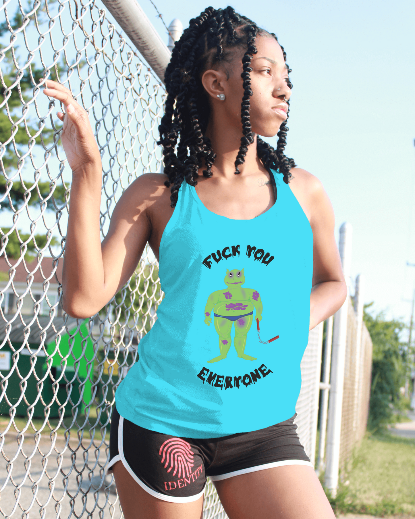 F**k you women's sleeveless shirt