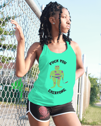 F**k you women's sleeveless shirt