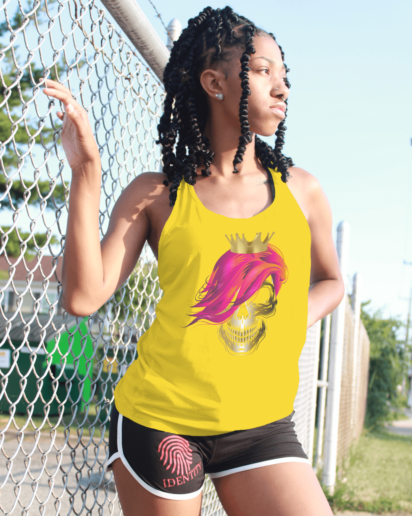 Skull Queen women's sleeveless t-shirt